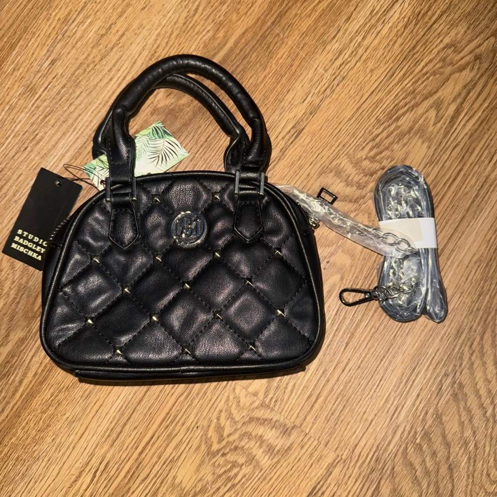 Studio Black Quilted Women's Bag